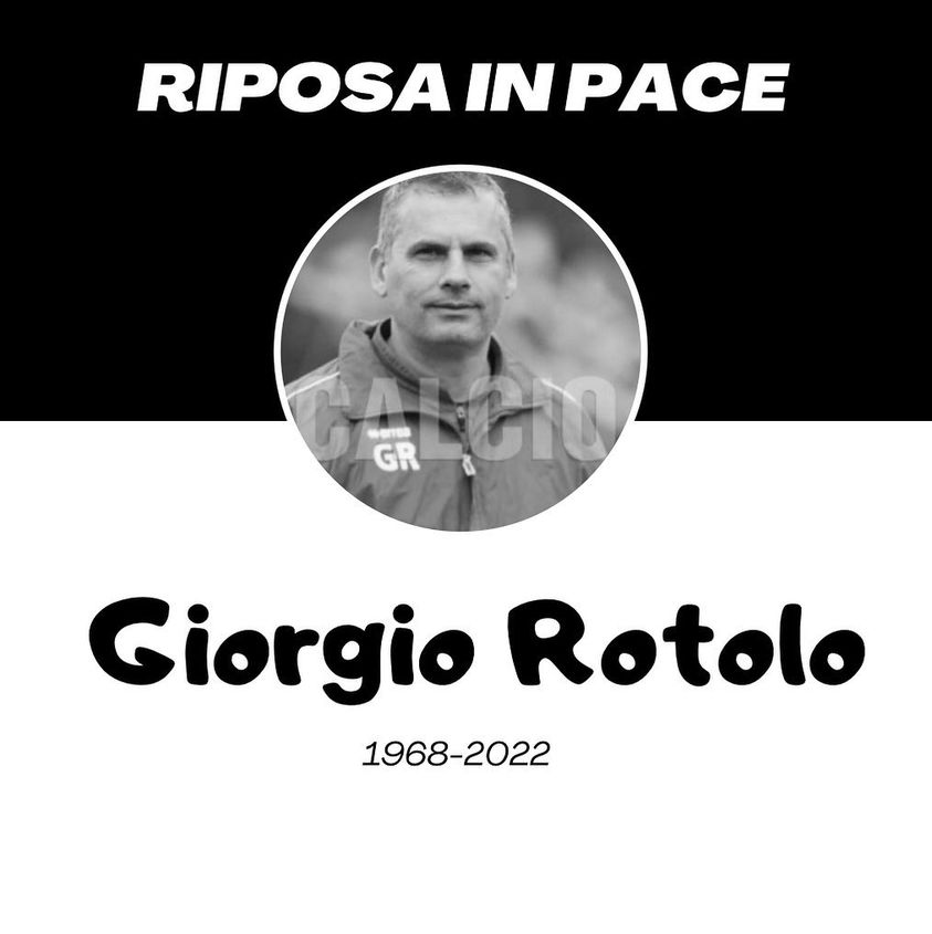 Lutto Nel Mondo Del Calcio Per La Scomparsa Di Giorgio Rotolo A Soli 54