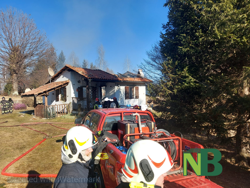 Fiamme In Alta Valle Elvo Ingenti Danni Ad Unabitazione FOTO