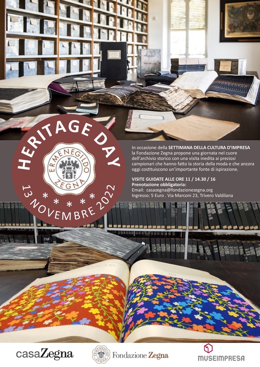 Heritage Day L archivio Zegna apre le porte domenica 13 novembre