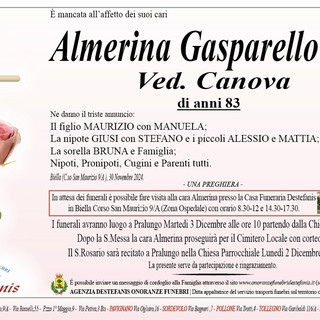 Almerina Gasparello Ved. Canova