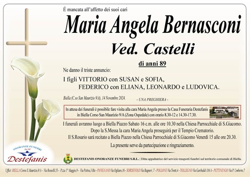 Maria Angela Bernesconi, ved, Castelli