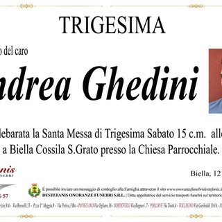 Andrea Ghedini, trigesima