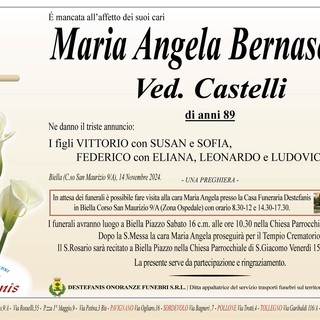 Maria Angela Bernesconi, ved, Castelli