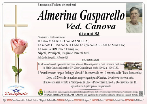 Almerina Gasparello Ved. Canova