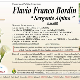 Flavio Franco Bordin &quot;Sergente Alpino&quot;