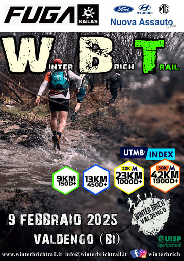 Domenica a Valdengo si corre la “Winter Brich Trail“