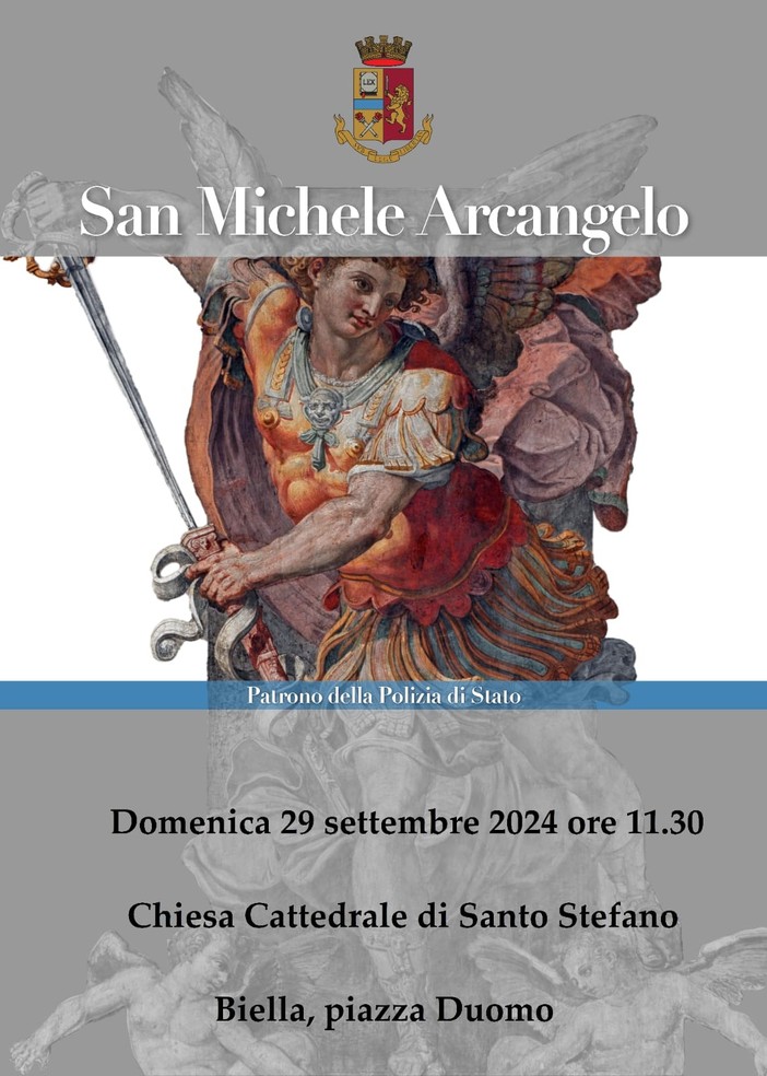 La Polizia di Stato domani festeggia il Patrono San Michele Arcangelo in Duomo