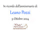 Leano Pozzi, anniversario