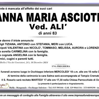 Anna Maria Ascioti ved. Alì