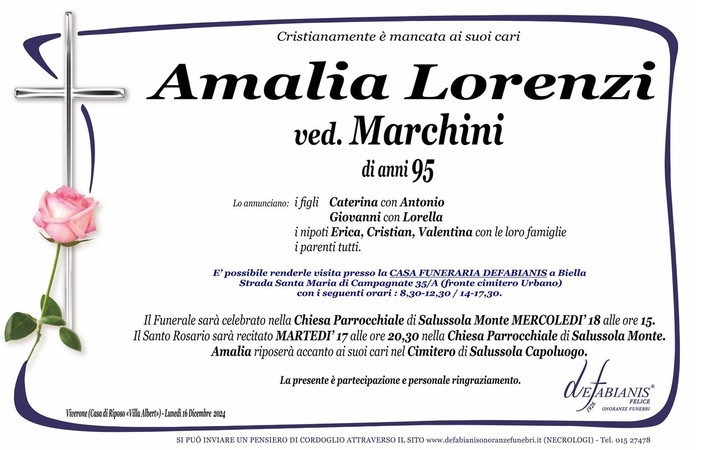 Amalia Lorenzi ved. Marchini