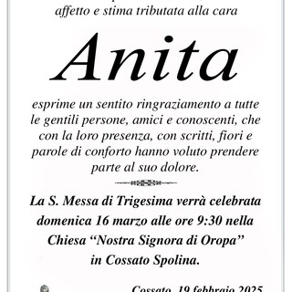 Anita - Ringraziamento