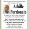 Achille Porzionato - Anniversario