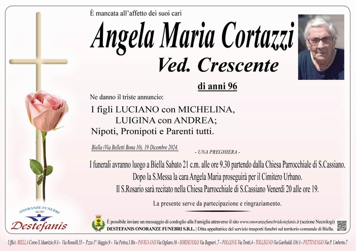 Angela Maria Cortazzi ved. Crescente