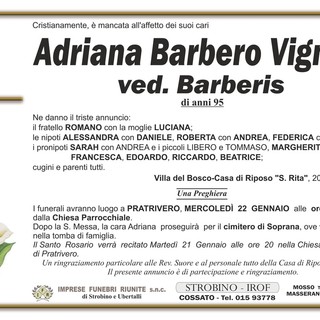 Adriana Barbero Vignola ved. Barberis