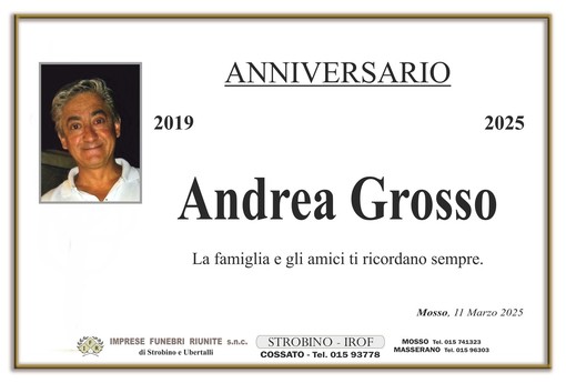 Andrea Grosso - Anniversario