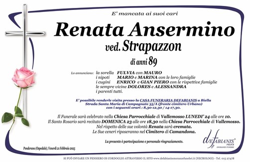 Renata Ansermino ved. Strapazzon