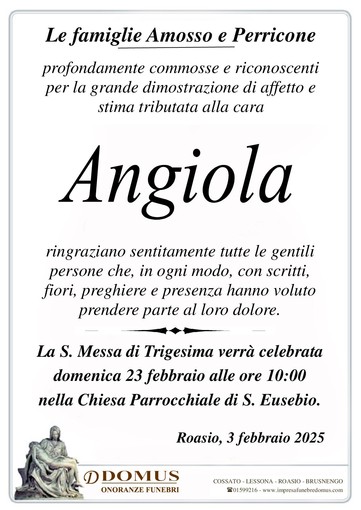 Angiola - ringraziamenti