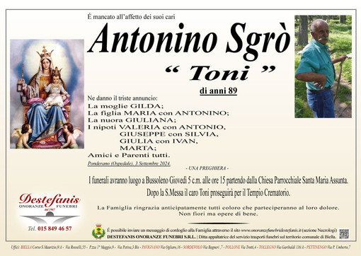 Antonino Sgrò &quot;Toni&quot;