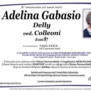 Adelina Gabasio Delly ved. Colleoni