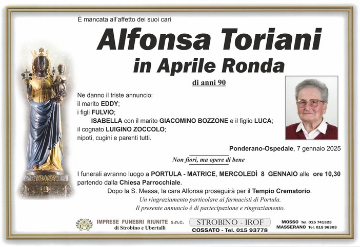 Alfonsa Toriani in Aprile Ronda