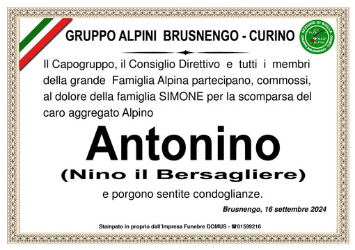 Antonino (Nino il Bersagliere) - Partecipazione