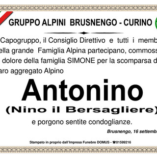 Antonino (Nino il Bersagliere) - Partecipazione