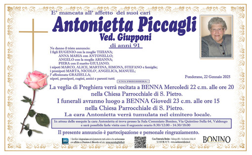 Antonietta Piccagli ved. Giupponi