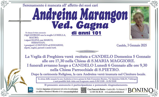 Andreina Marangon ved. Gagna