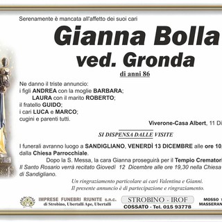 Gianna Bolla, ved. Gronda