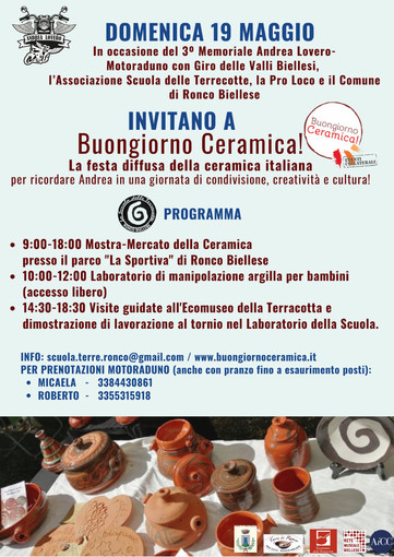 Buongiorno Ceramica a Ronco Biellese: la festa per diffondere la qualità italiana.
