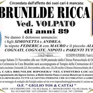 Brunilde Ricca ved. Volpato