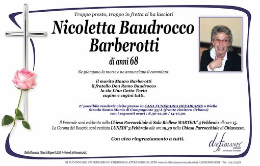 Nicoletta Baudrocco Barberotti