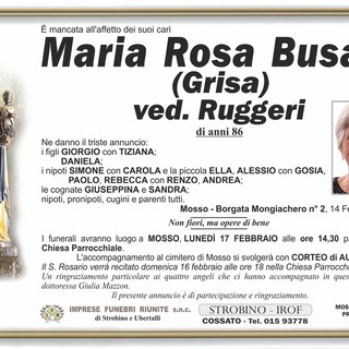 Maria Rosa Busato (Grisa), ved. Ruggeri