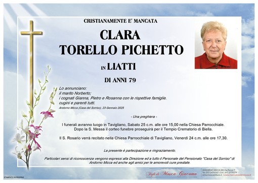 Clara Torello Pichetto in Liatti