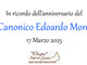 Canonico Edoardo Moro - Anniversario