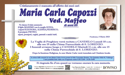 Maria Carla Capozzi, ved. Maffeo