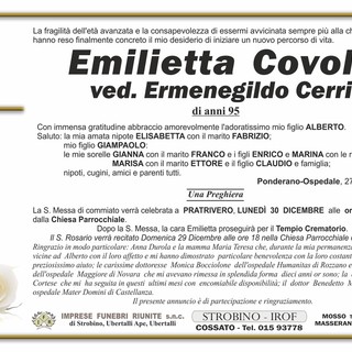 Emilietta Covolo Ved. Ermenegildo Cerri