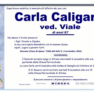 Carla Caligaris ved. Viale