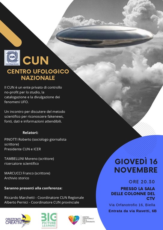 Centro Ufologico Nazionale fra scienza e fake news l incontro