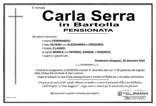 Carla Serra in Bartolla