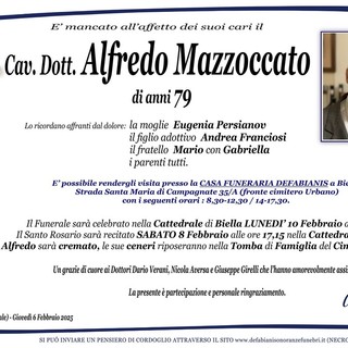 Cav. Dott. Alfredo Mazzoccato