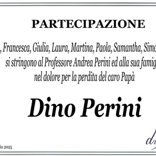 Dino Perini - Partecipazione