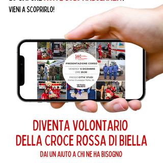 Biella, conosci il mondo della Croce Rossa? Venerdì 6 dicembre la presentazione del corso.