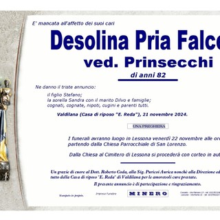 Desolina Pria Falcero ved. Prinsecchi