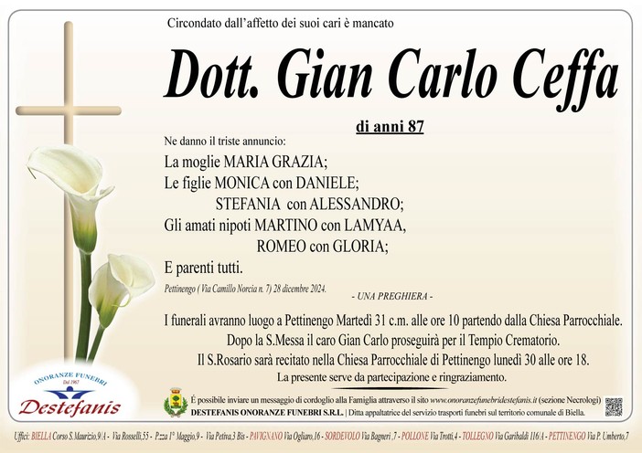 Dott. Gian Carlo Ceffa