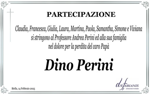 Dino Perini - Partecipazione