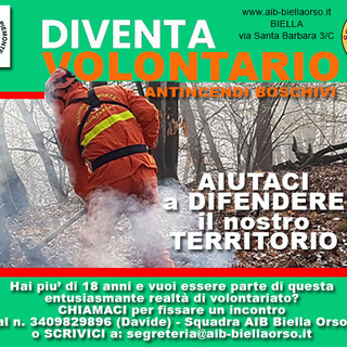 Diventa Volontario Antincendi Boschivi