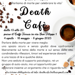 Biella ospita il primo &quot;Death Café&quot;: riflettere sulla morte per vivere pienamente.