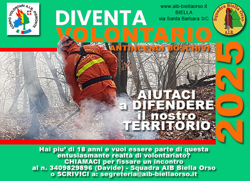 Diventa Volontario Antincendi Boschivi