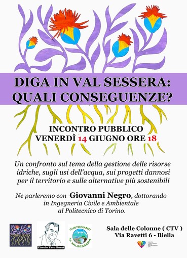 Diga in Valsessera: quali conseguenze? A Biella l’incontro pubblico.